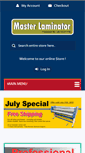Mobile Screenshot of masterlaminator.com